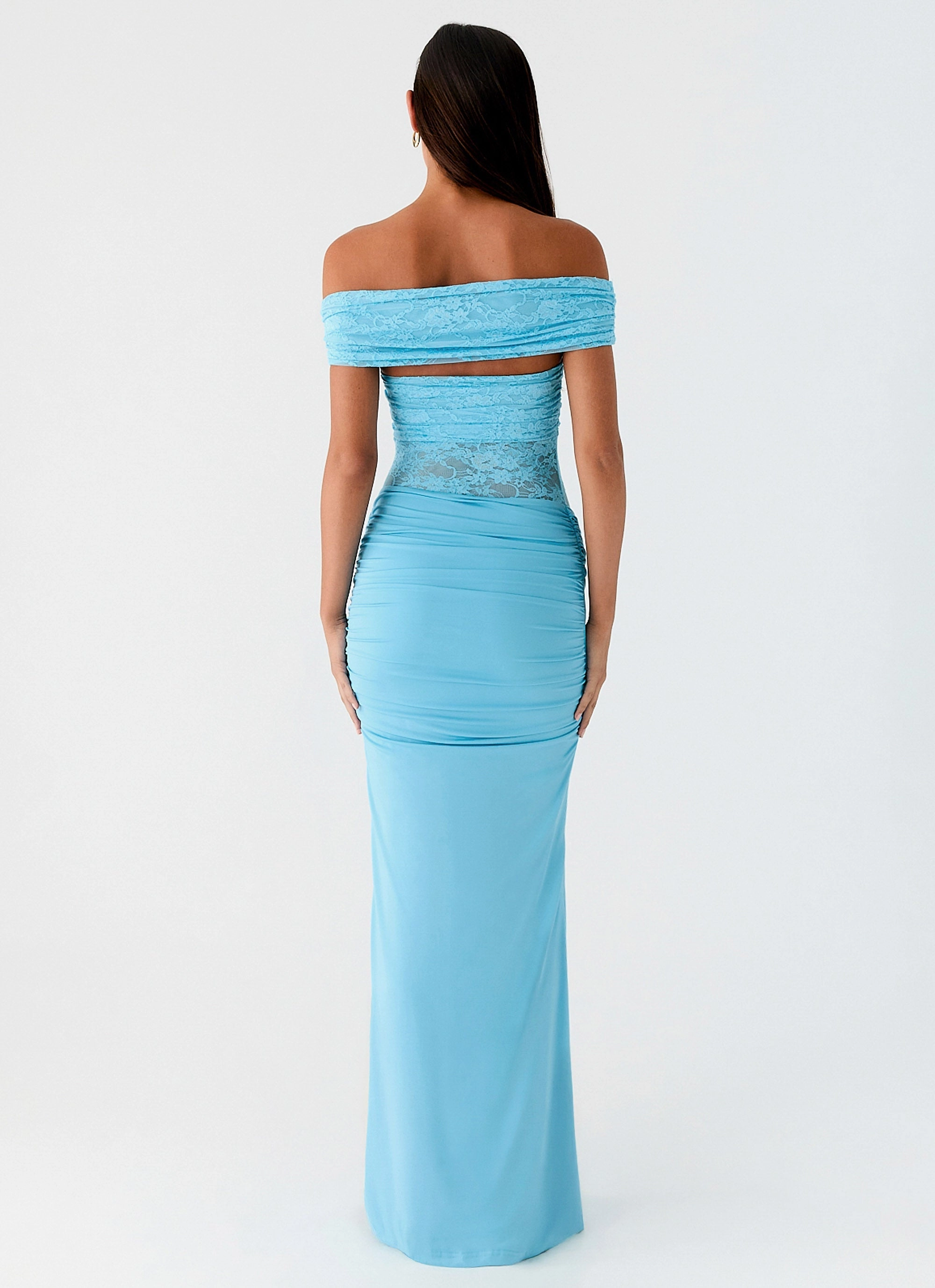 Comfortable outdoor wear Either Way Maxi Dress - Turquoise Blue