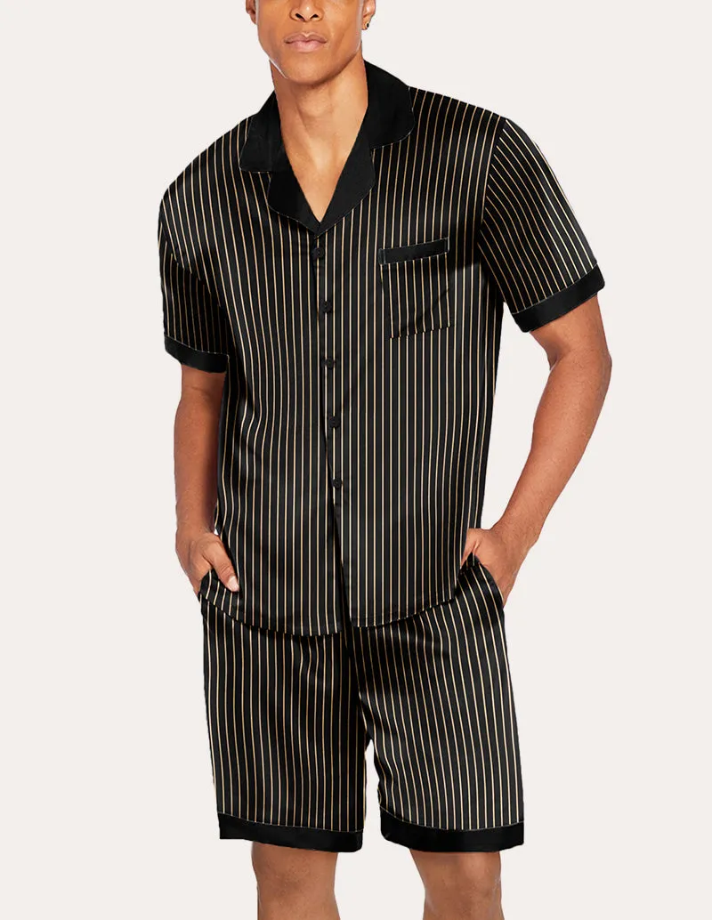 Ekouaer Men Satin Silk Pajamas Set (US Only)