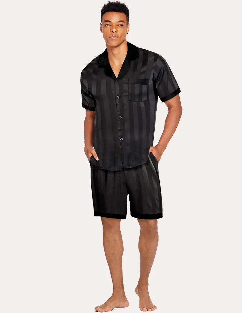 Ekouaer Men Satin Silk Pajamas Set (US Only)
