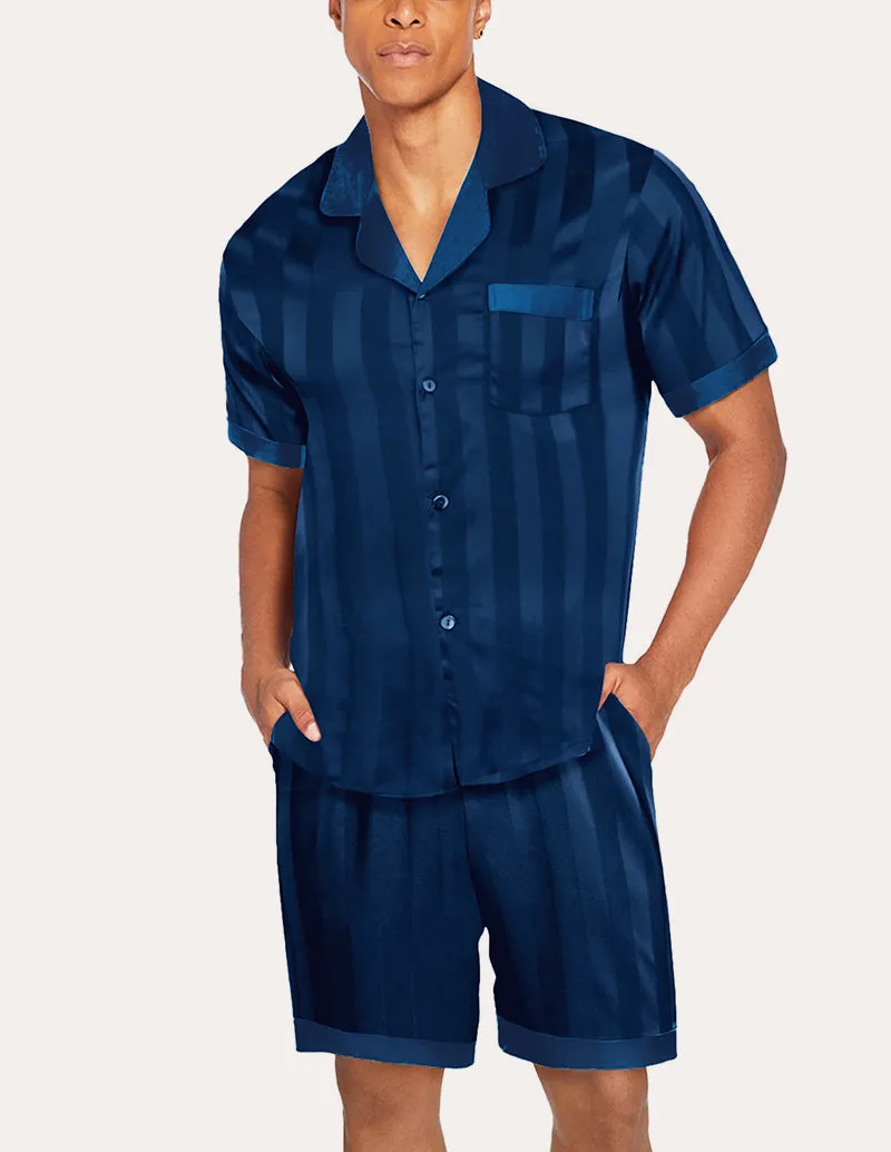 Ekouaer Men Satin Silk Pajamas Set (US Only)