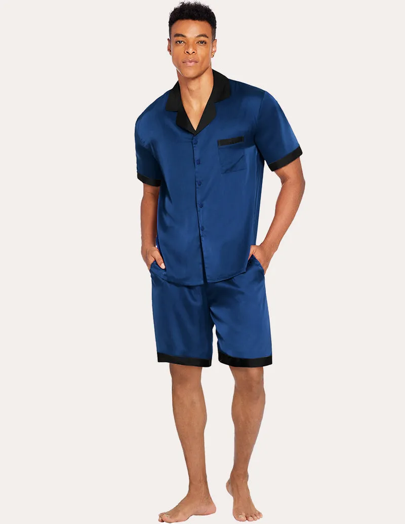 Ekouaer Men Satin Silk Pajamas Set (US Only)