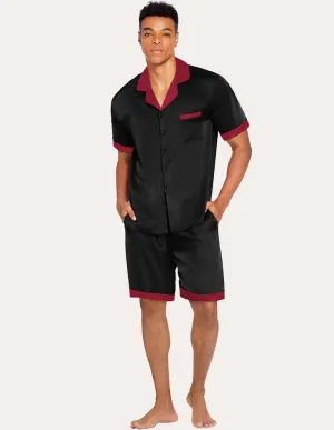 Ekouaer Men Satin Silk Pajamas Set (US Only)