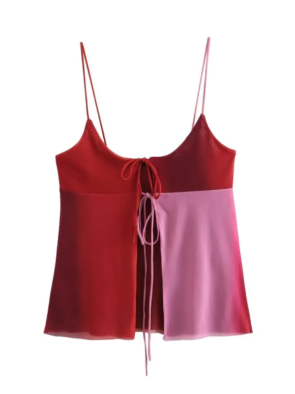 Elara New Silk Screen Printed Camisole Top