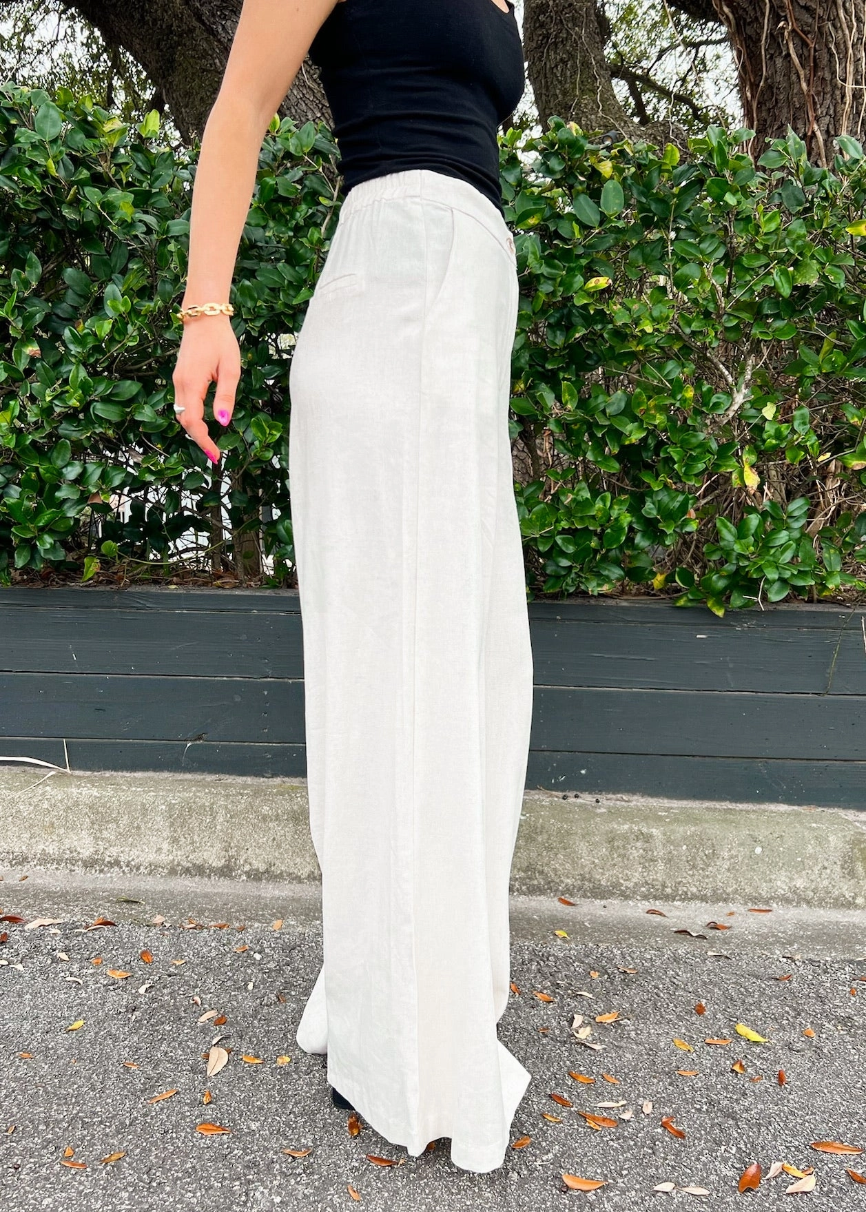 MAISIE WIDE-LEG PANTS Essential Comfort Wear Cozy And Stylish