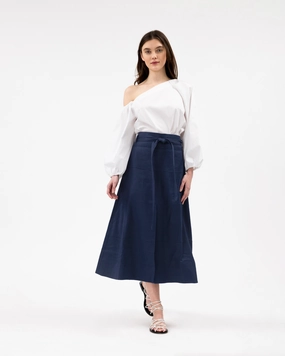 Slim Fit Wear Linen Hudson Skirt