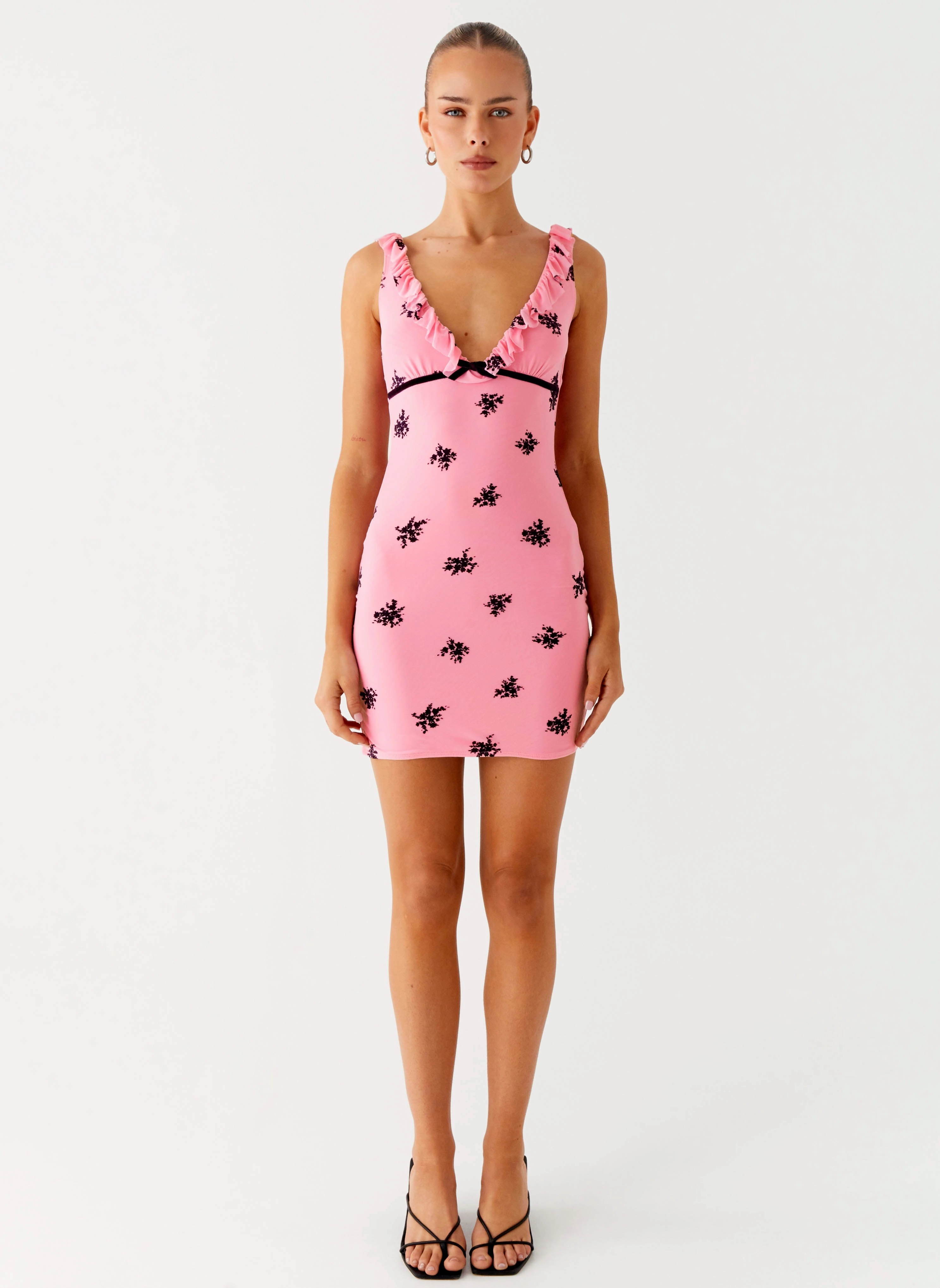 Milena Cami Mini Dress - Pink LayeredHemline