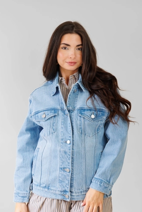 ELEANOR DENIM JACKET Date Night Sustainable