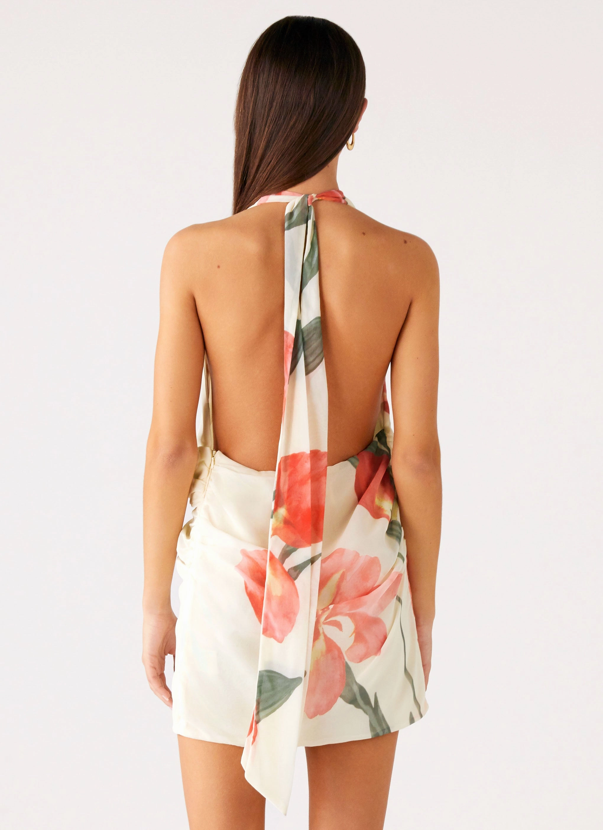 Elegant Piece Eleanora Plunge Mini Dress - Siena Floral