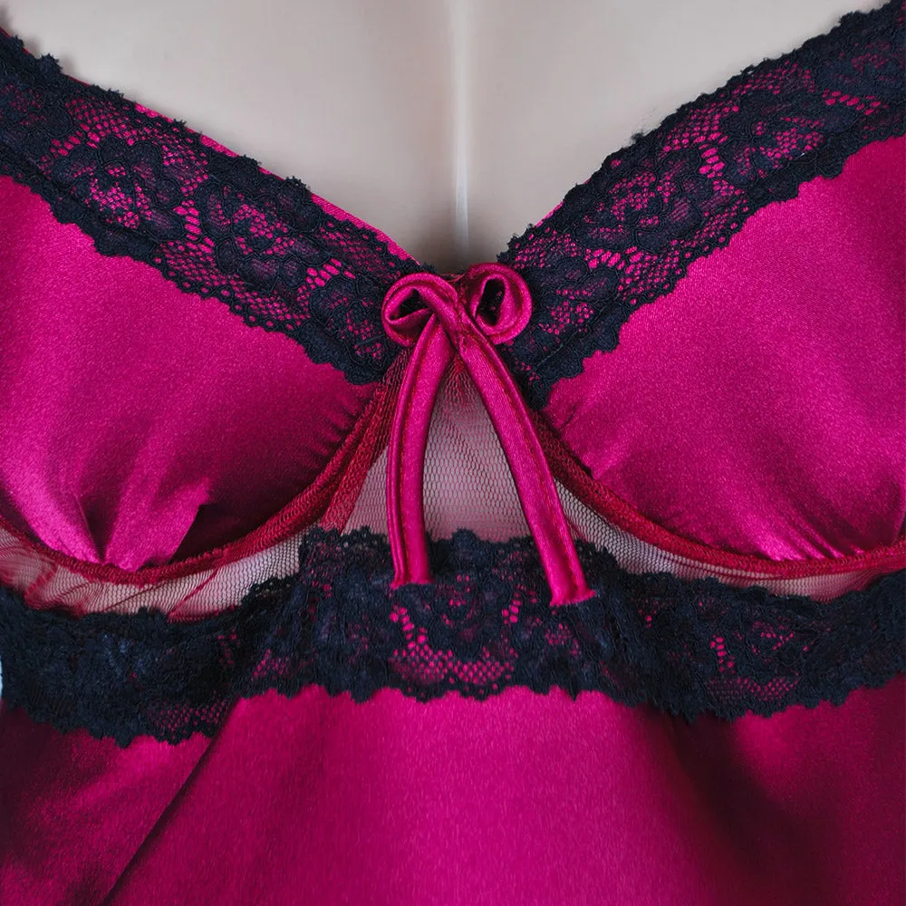 elegant satin short pajama set