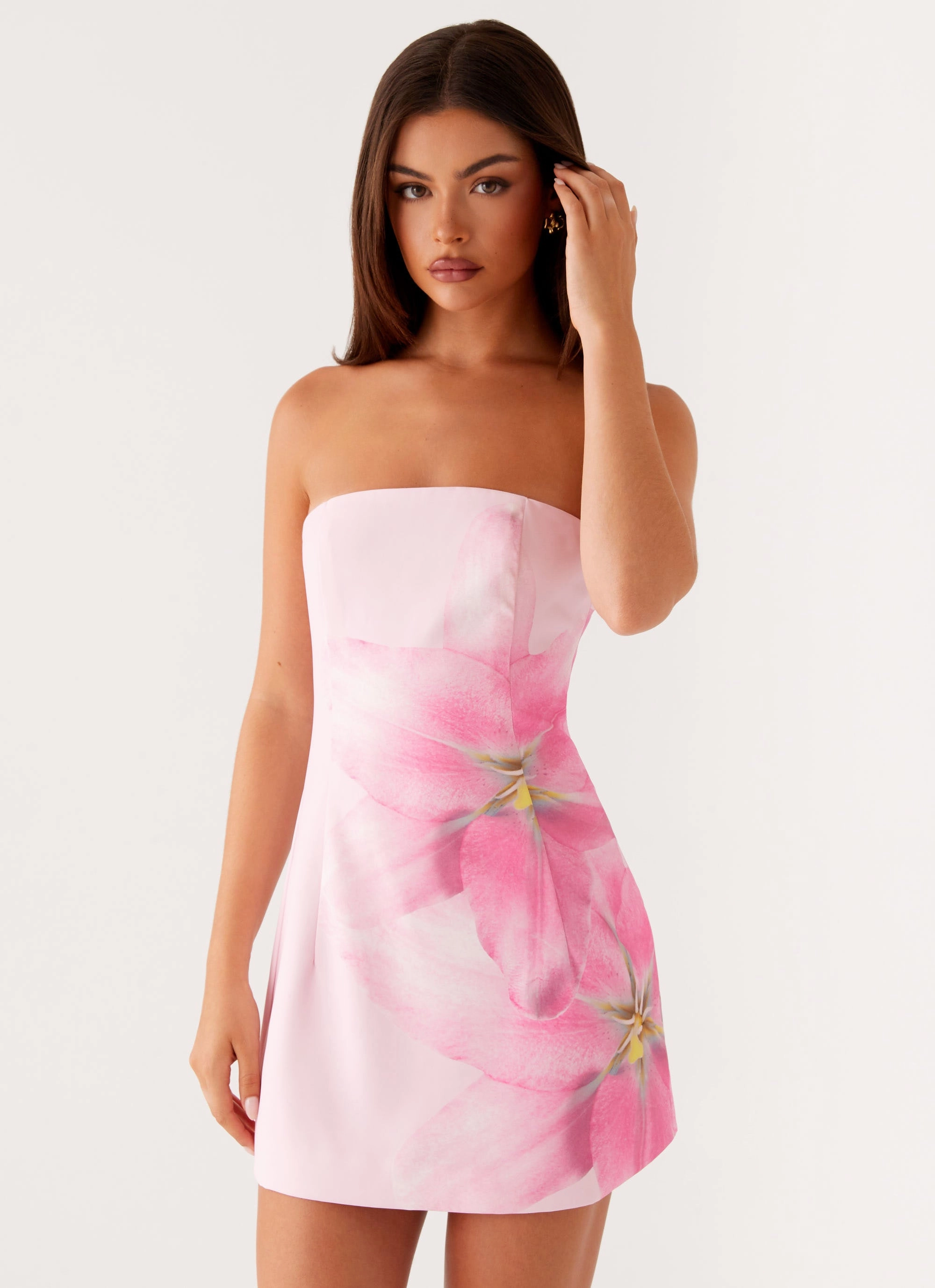 Natural Feel Day-to-evening dress Sugar Rush Strapless Mini Dress - Pink