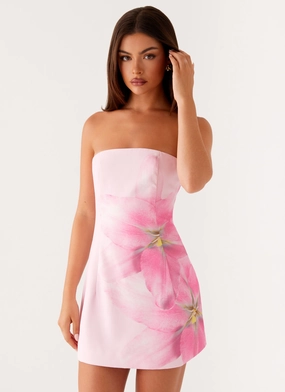 Natural Feel Day-to-evening dress Sugar Rush Strapless Mini Dress - Pink