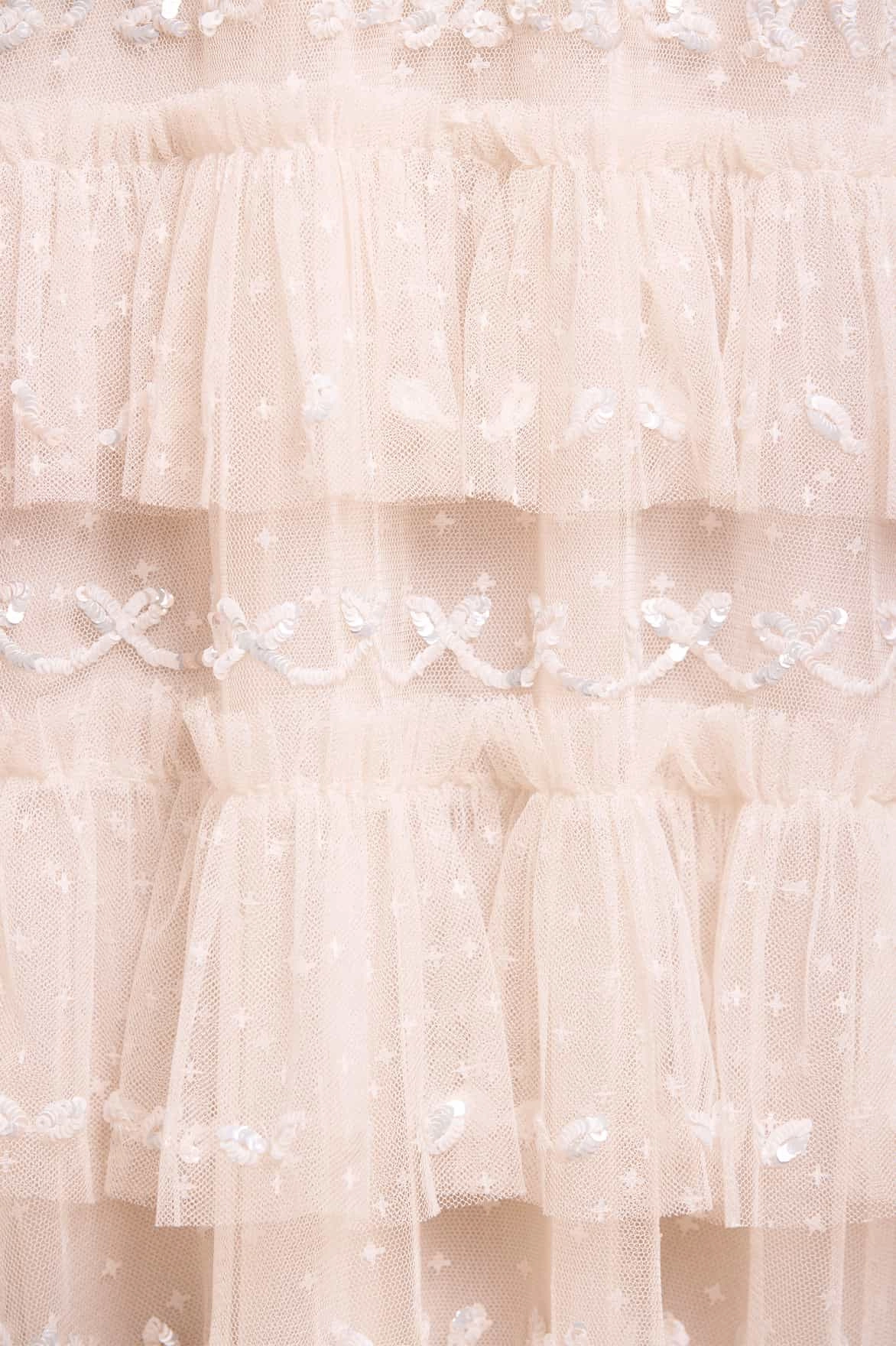 Emily Lace Ankle Gown Layered-Look