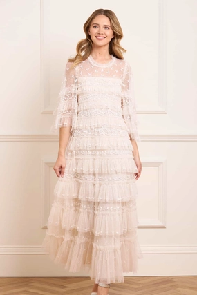 Chic Appeal Pose Sweet Emily Lace Ankle Gown