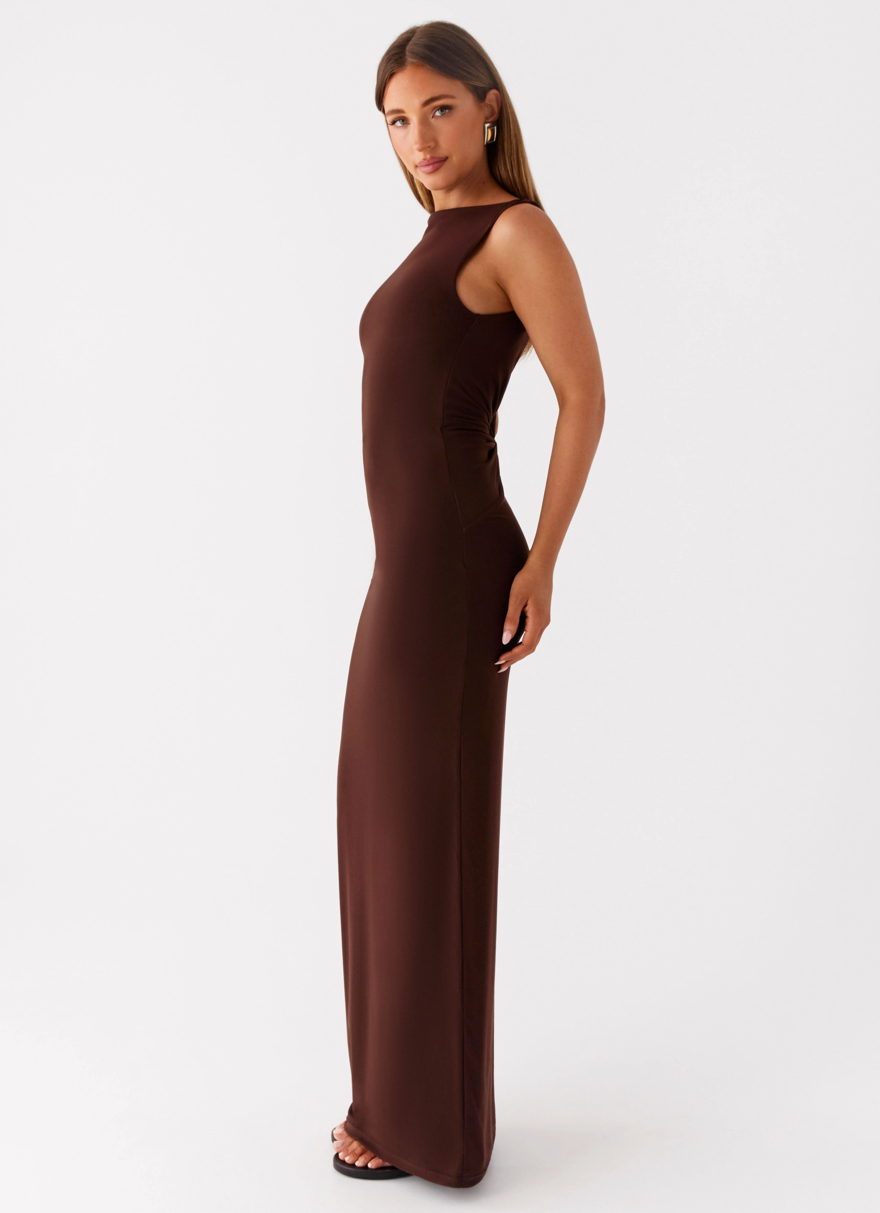 Timeless Beauty Earthbound Muse Maxi Dress - Chocolate