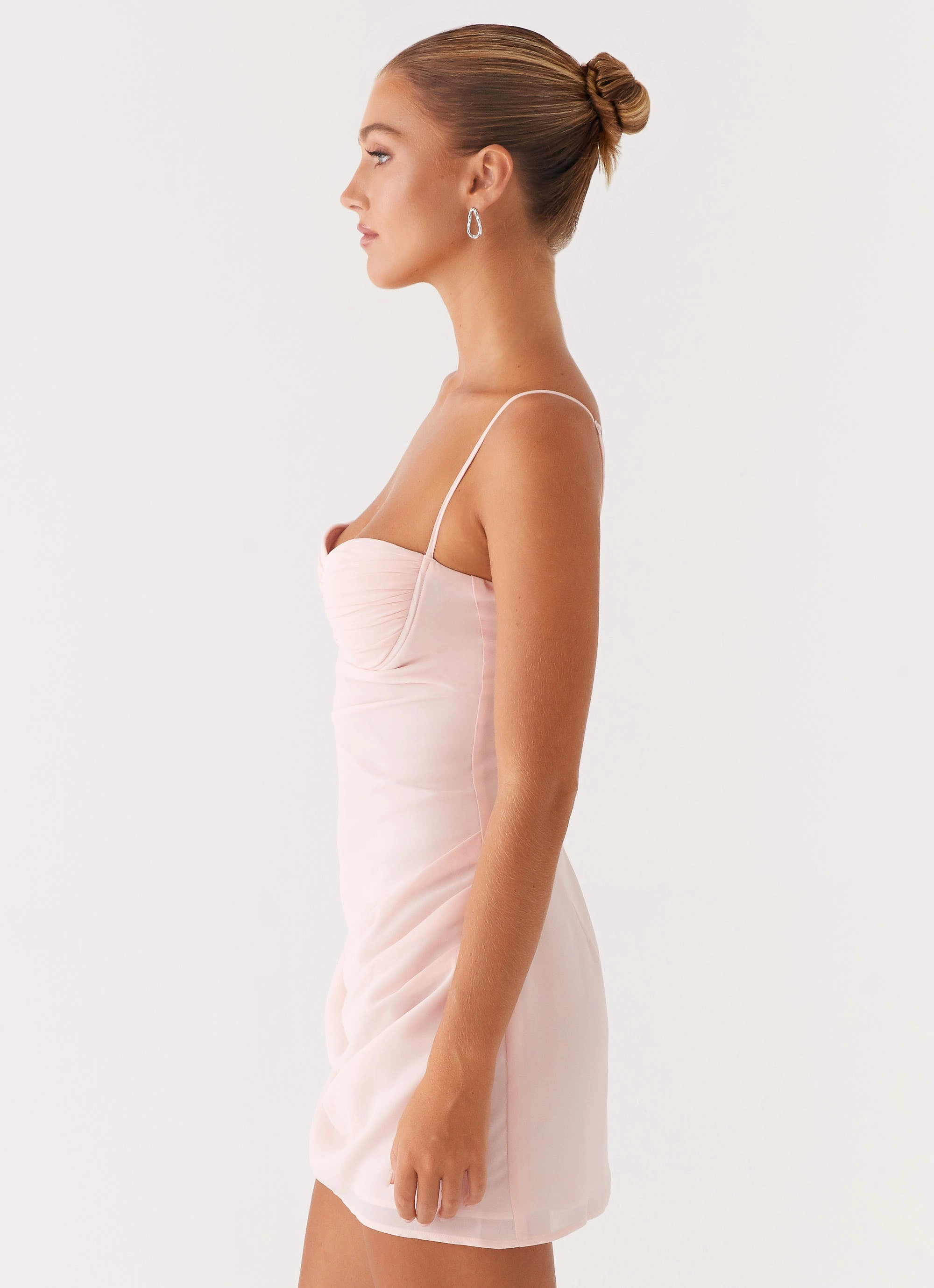 Playful-Detail Chic Design Keeks Mini Dress - Pink