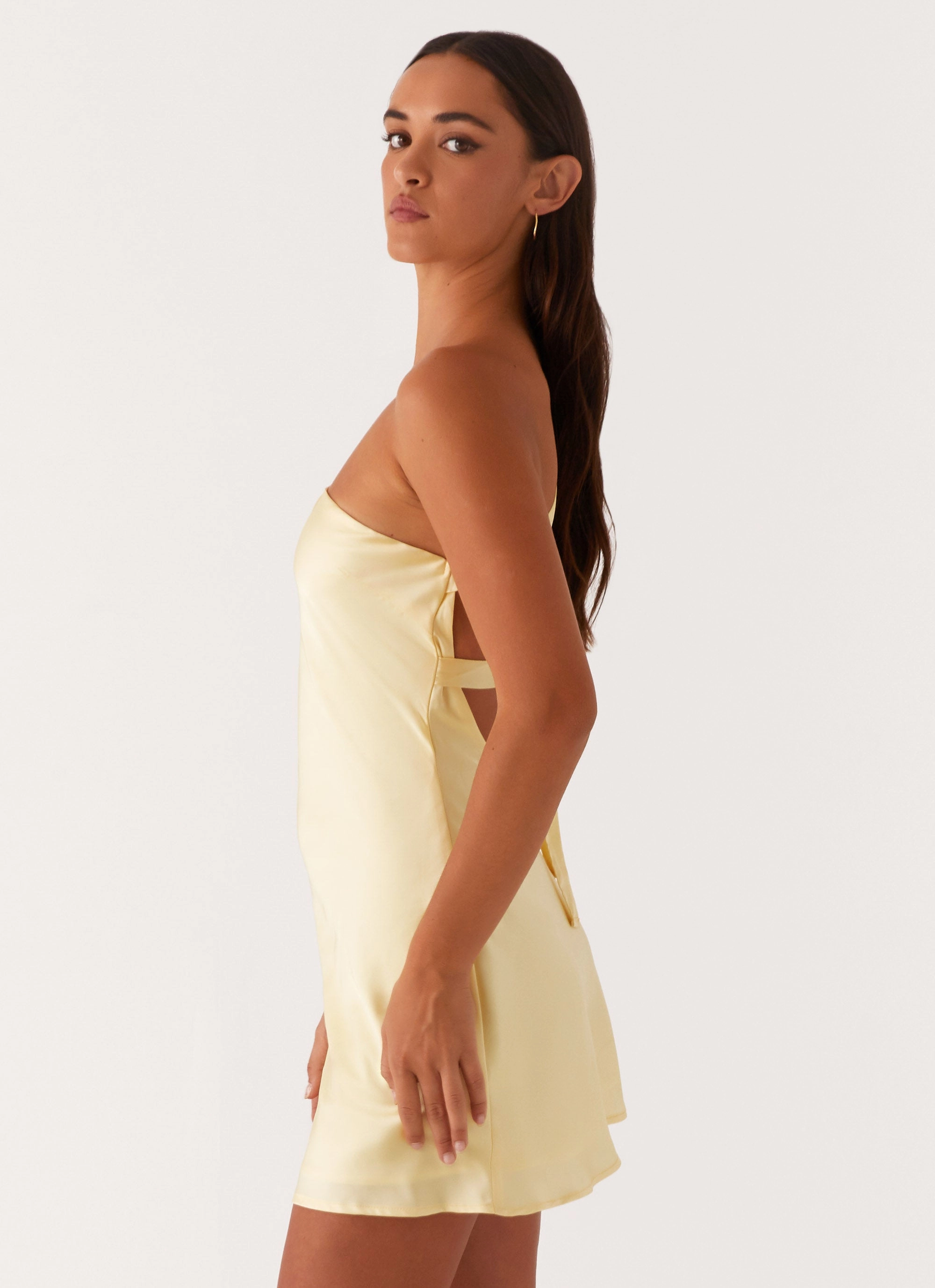 Fresh Style Lounge Outfit Lights Out Mini Dress - Yellow