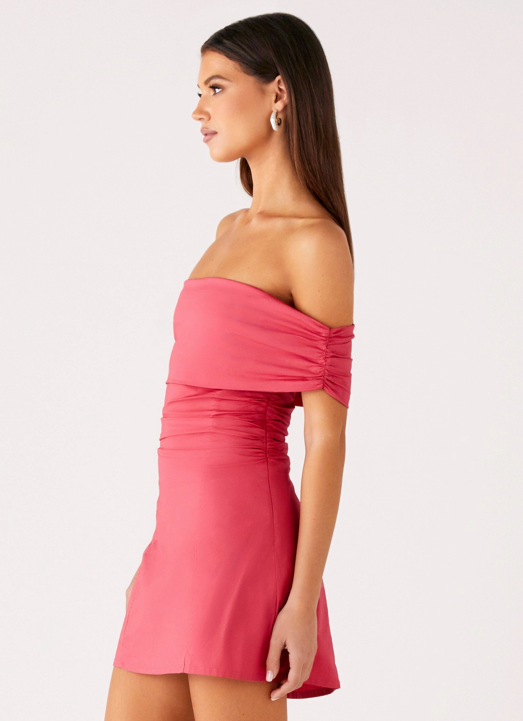 Comfort Stretch All Day Ready Kierra Mini Dress - Coral