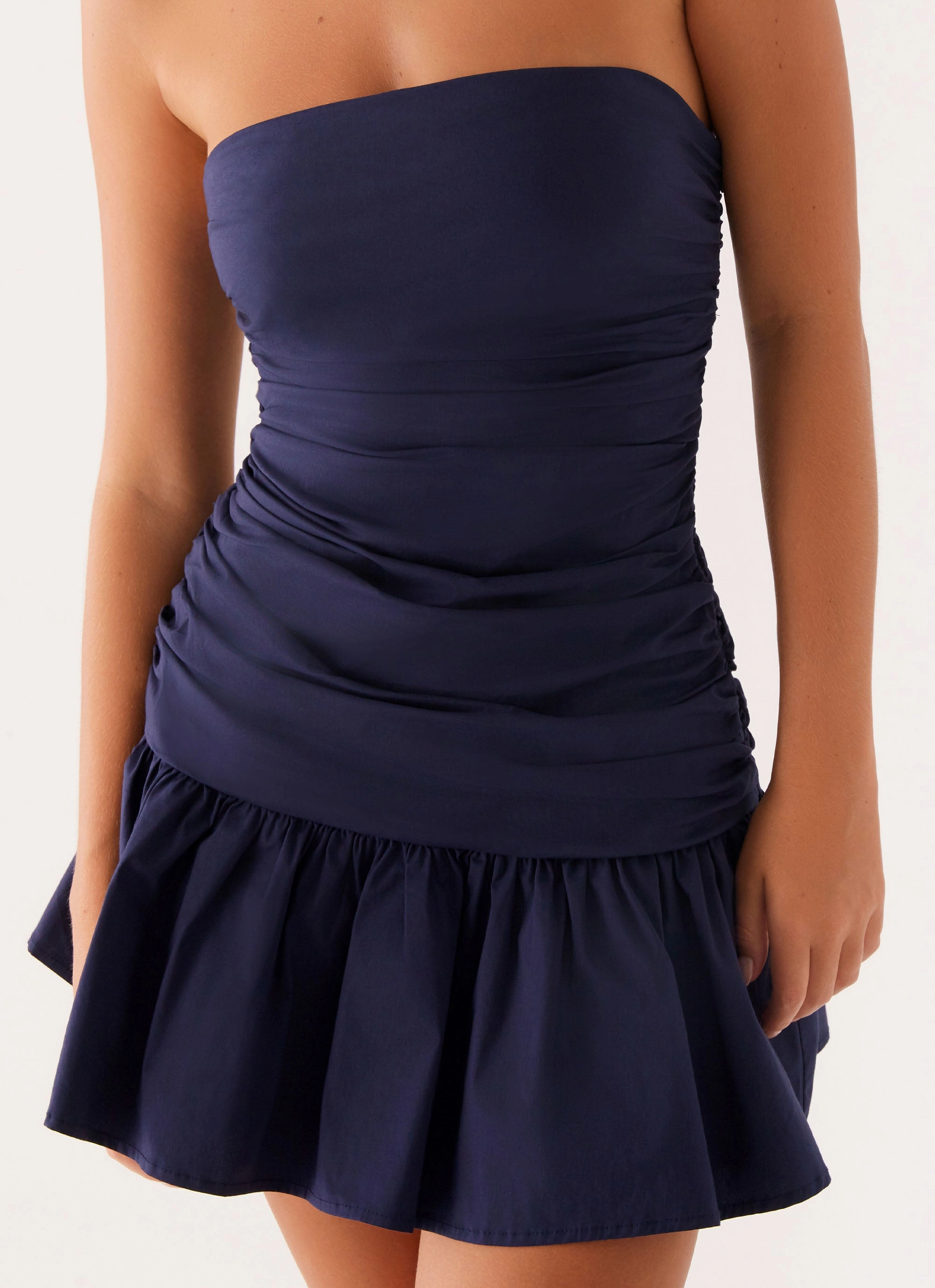 Carmel Mini Dress - Navy Bright Vibe
