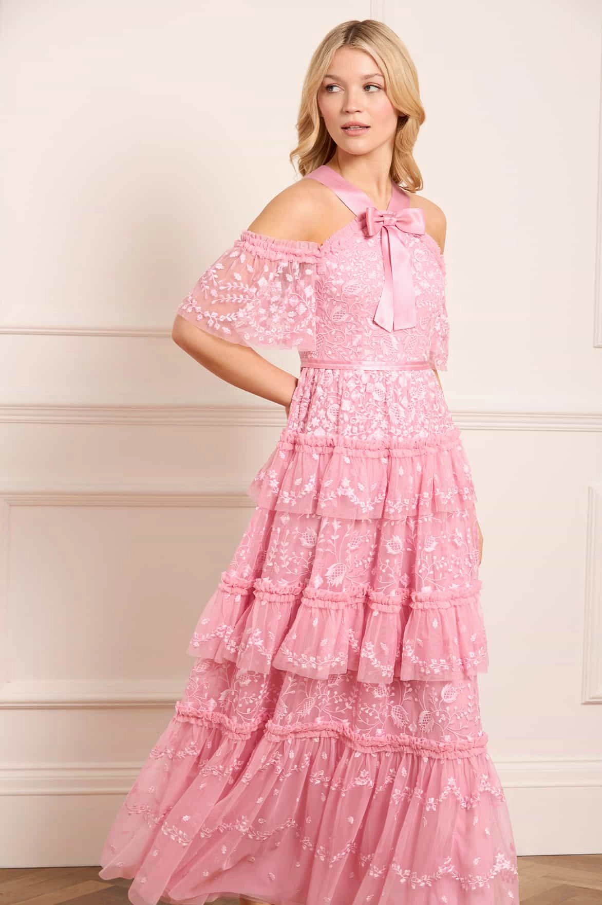 Primrose Gown Stretch-Recovery Delicate Edge