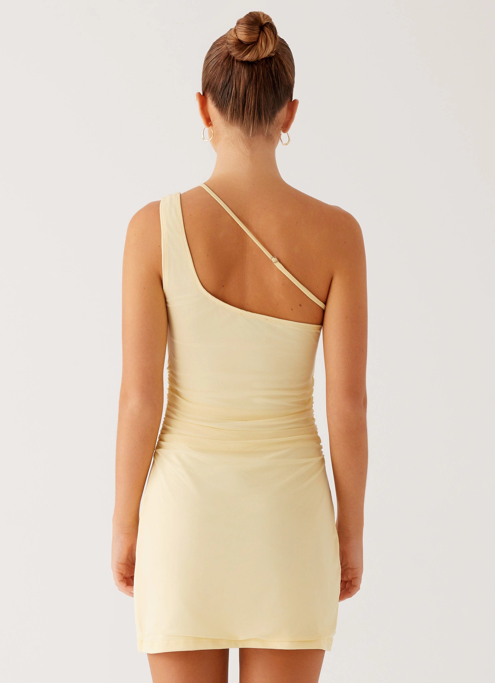 Elane Mini Dress - Yellow Low Key