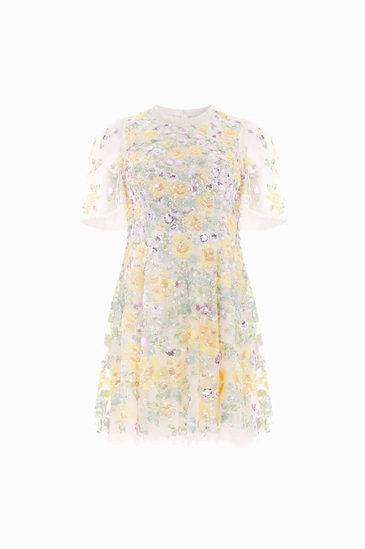 Elina Rose Short Sleeve Mini Dress Perfect Shape