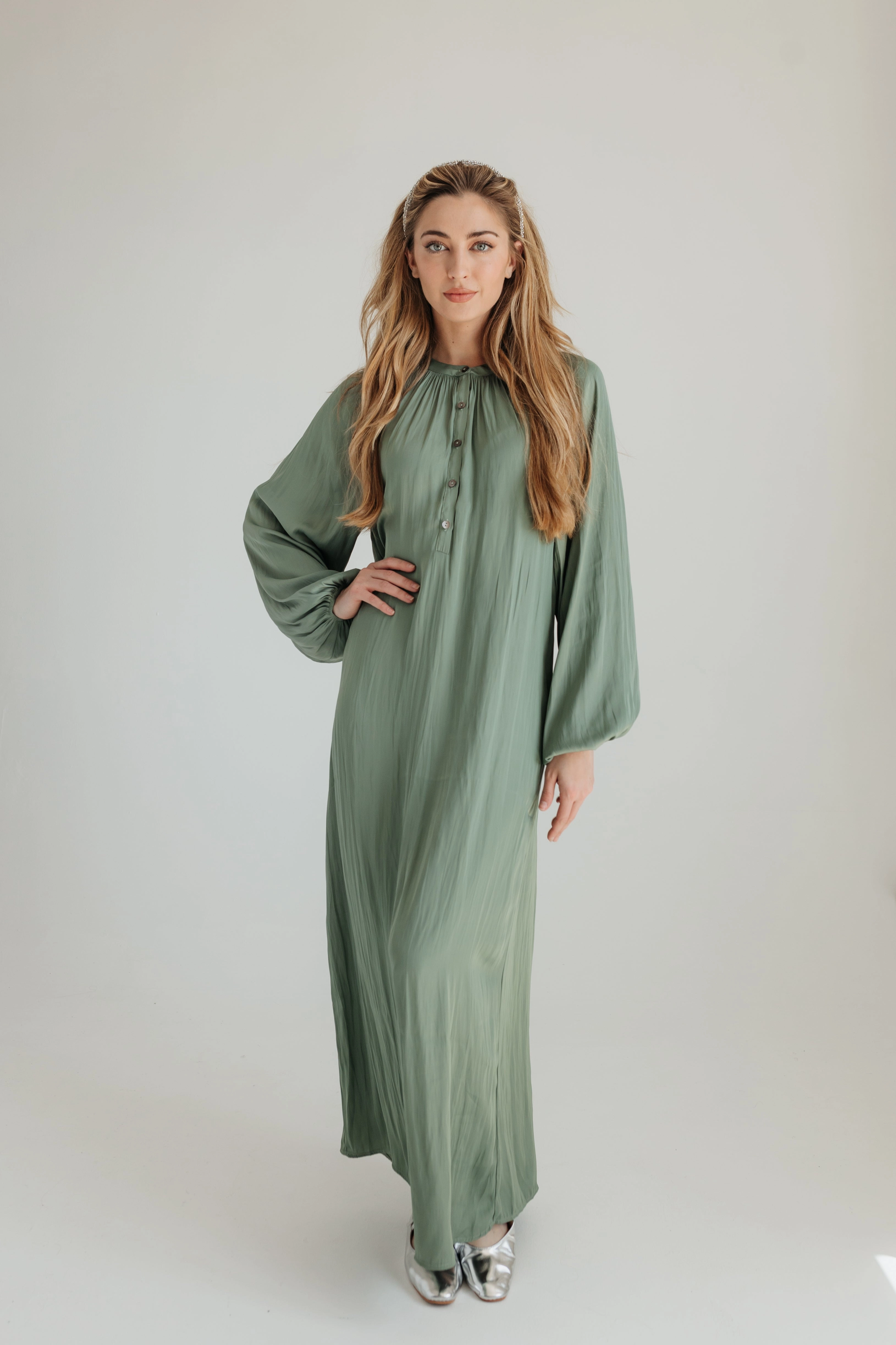 Timeless Fit Ella Maxi Dress - Sage