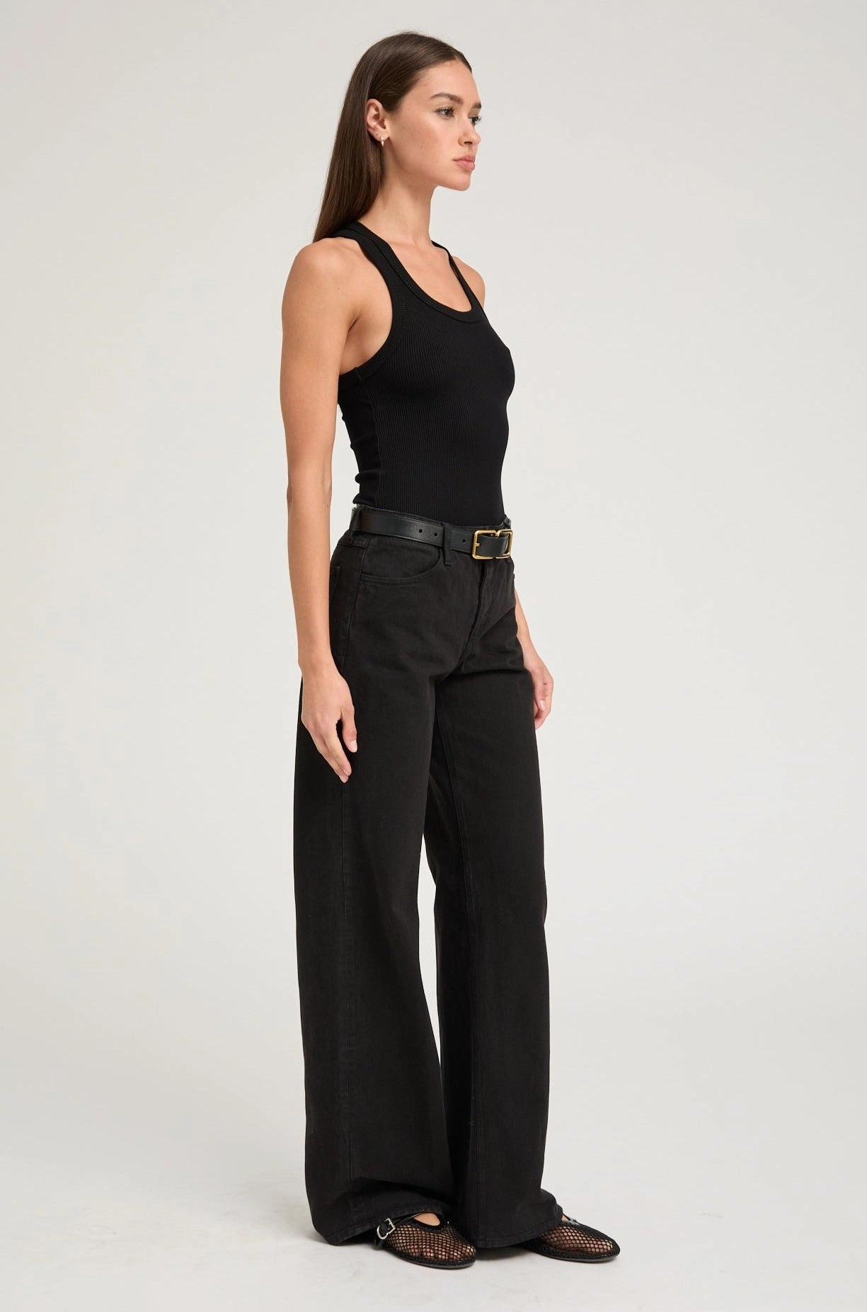 Ella Vintage Wide Leg Denim Casual Performance Wear StaticDissipative