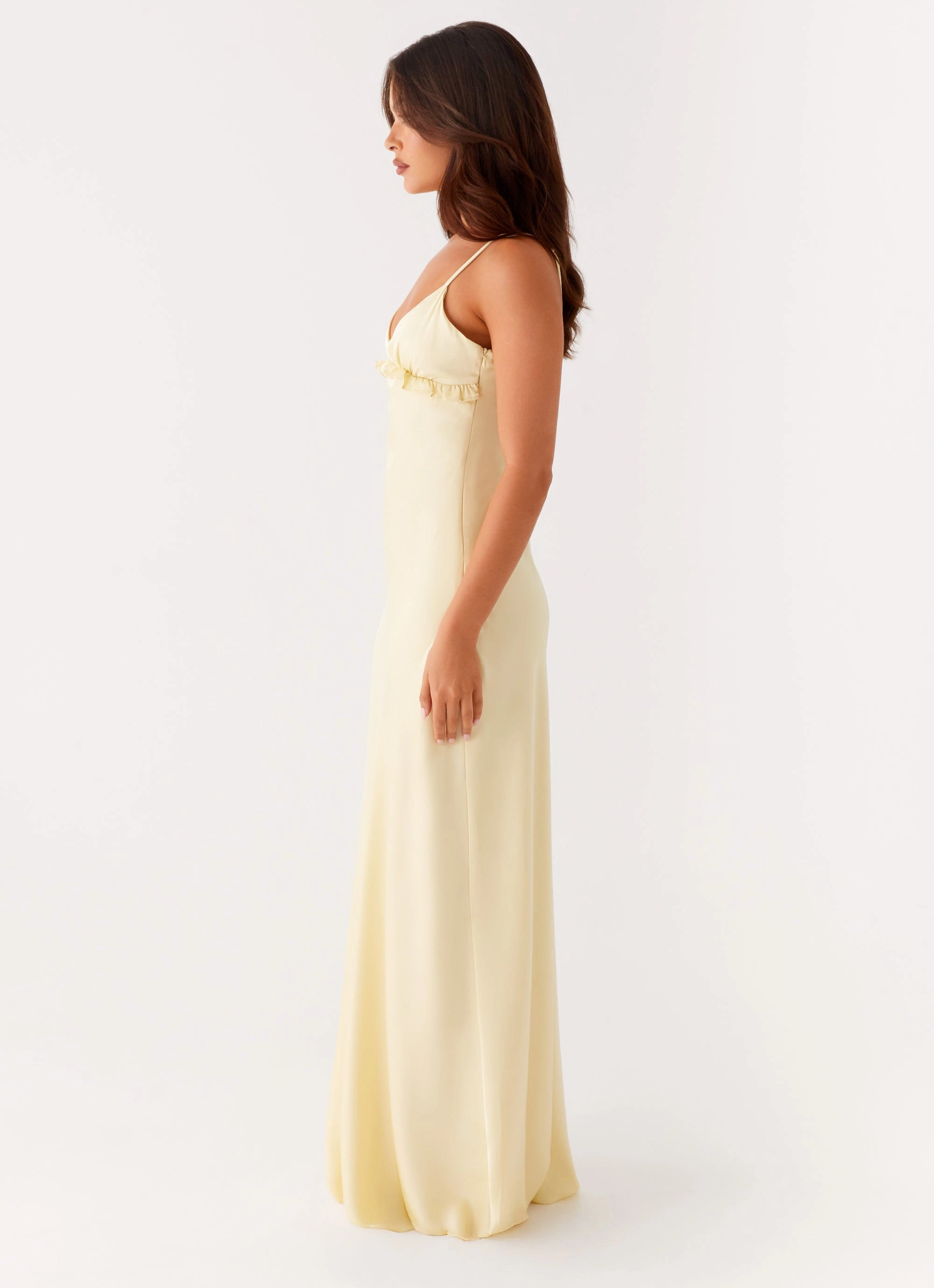 Festival-Ready Lightweight warm-weather dress Elona Maxi Dress - Baby Yellow