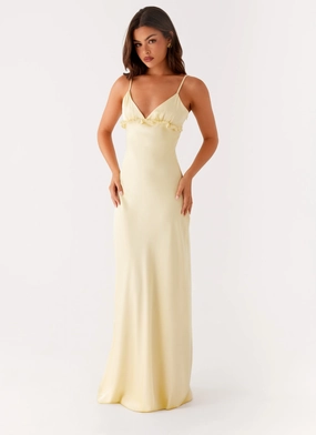Soft Shape Elona Maxi Dress - Baby Yellow