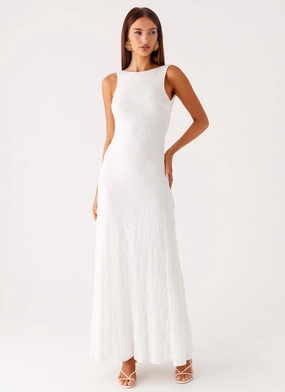 Embrace The Sun Maxi Dress - White Breeze Flow