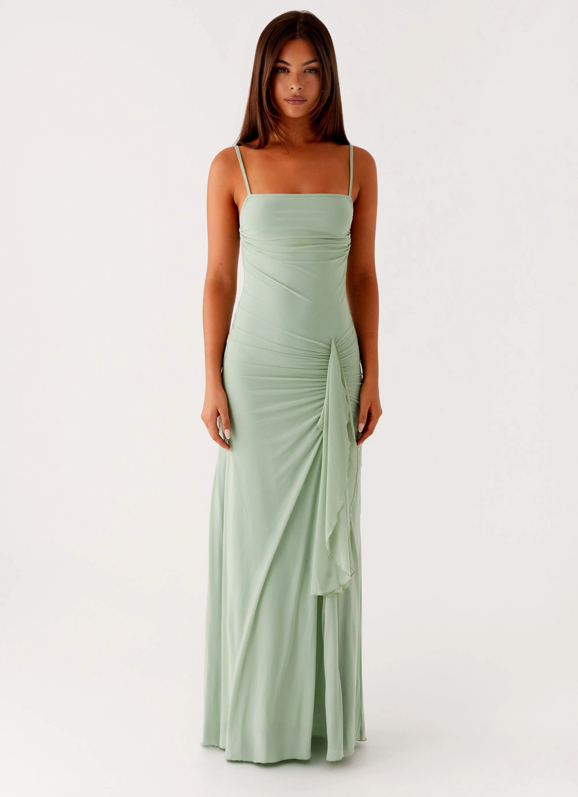 Knit Warm Editors-Pick Amphi Maxi Dress - Sage