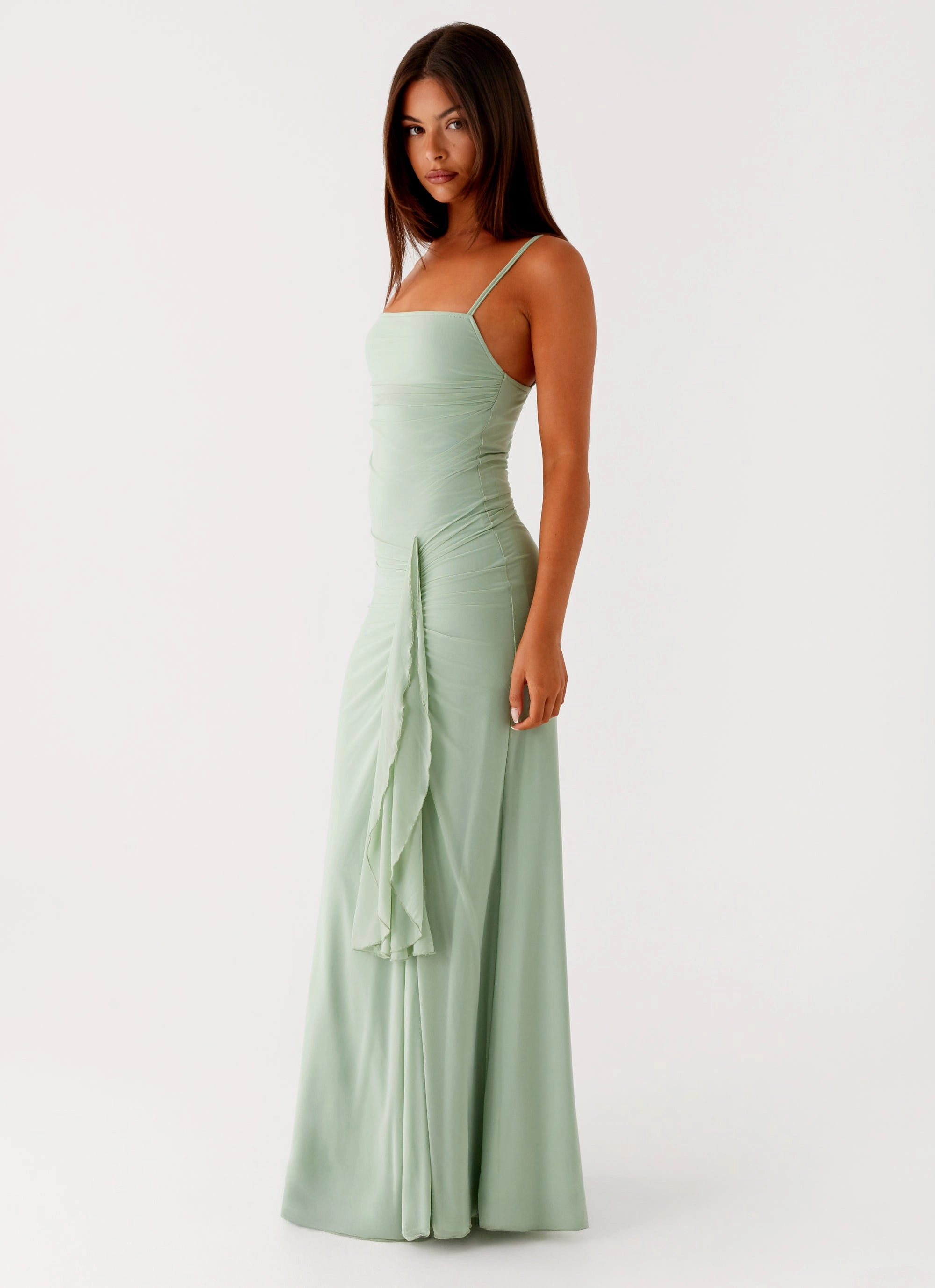 Amphi Maxi Dress - Sage Organic-Fabric
