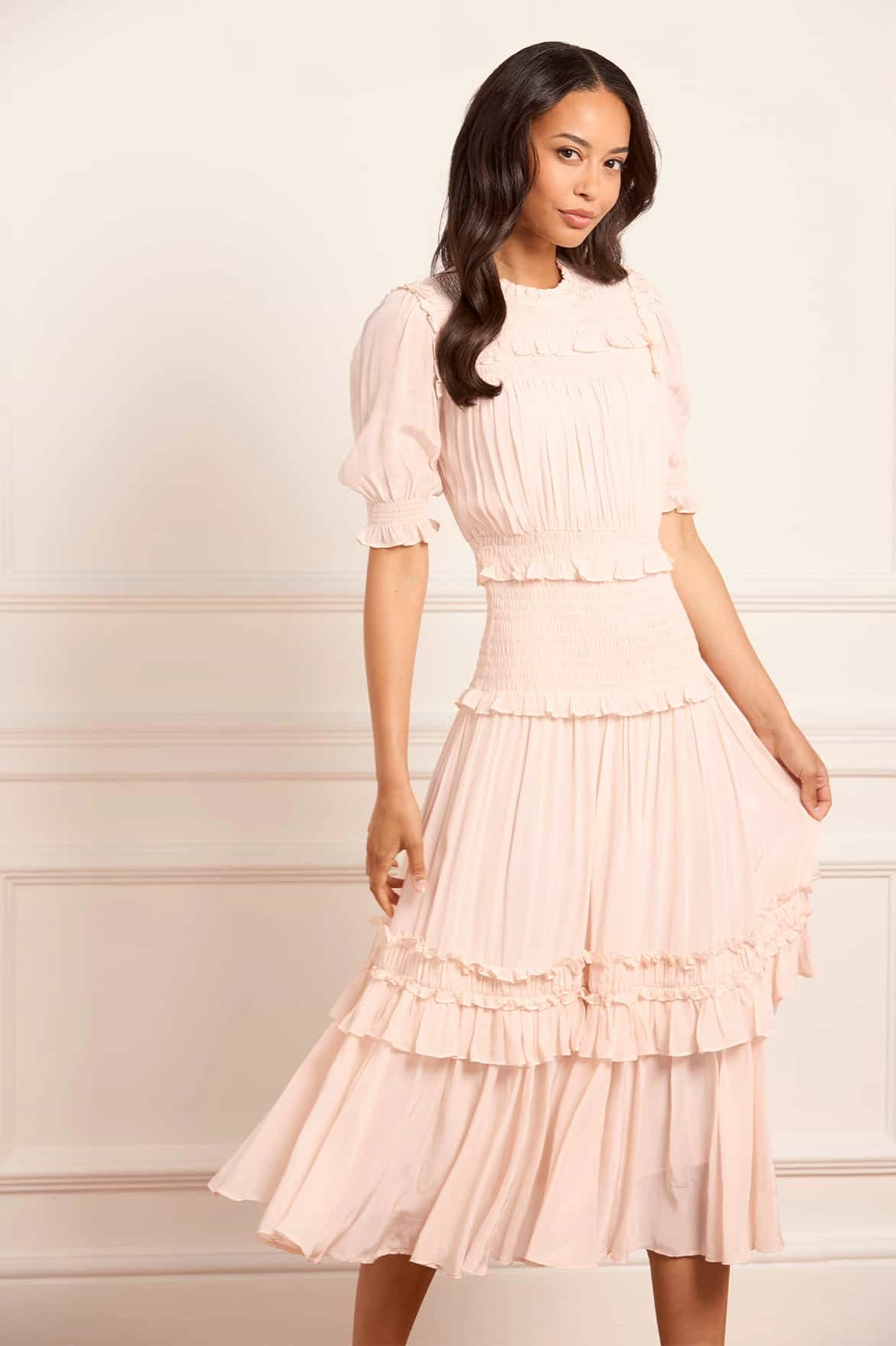 Emilia Crepe Ballerina Dress Day Ready