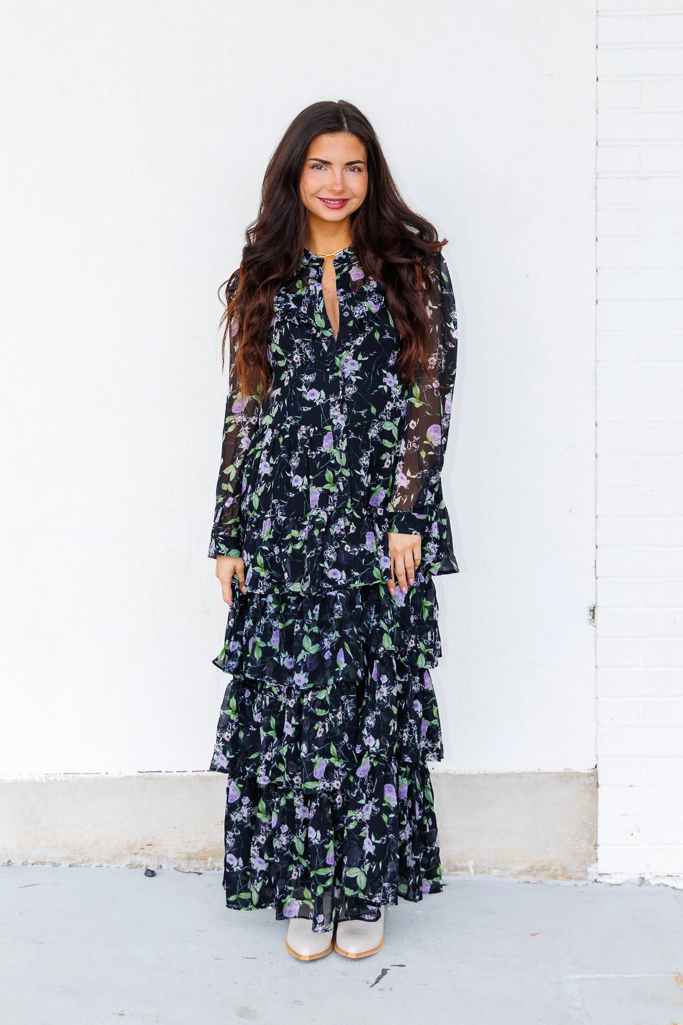 Trendy wrap gown EMMA MAXI DRESS