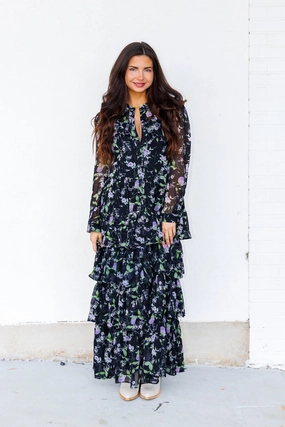 Trendy wrap gown EMMA MAXI DRESS