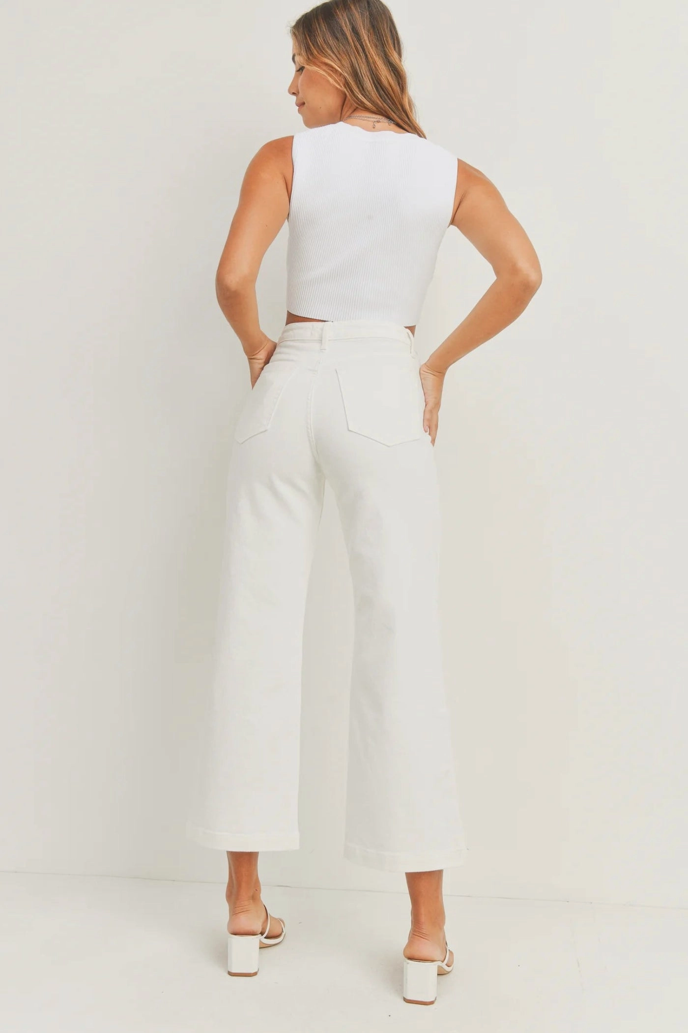 EMMY SAILOR POCKET WIDE-LEG JEANS Street Inspired