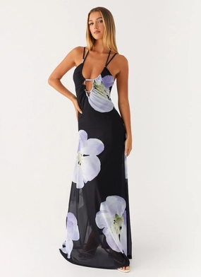 Relax Mode Enrika Maxi Dress - Flower Print