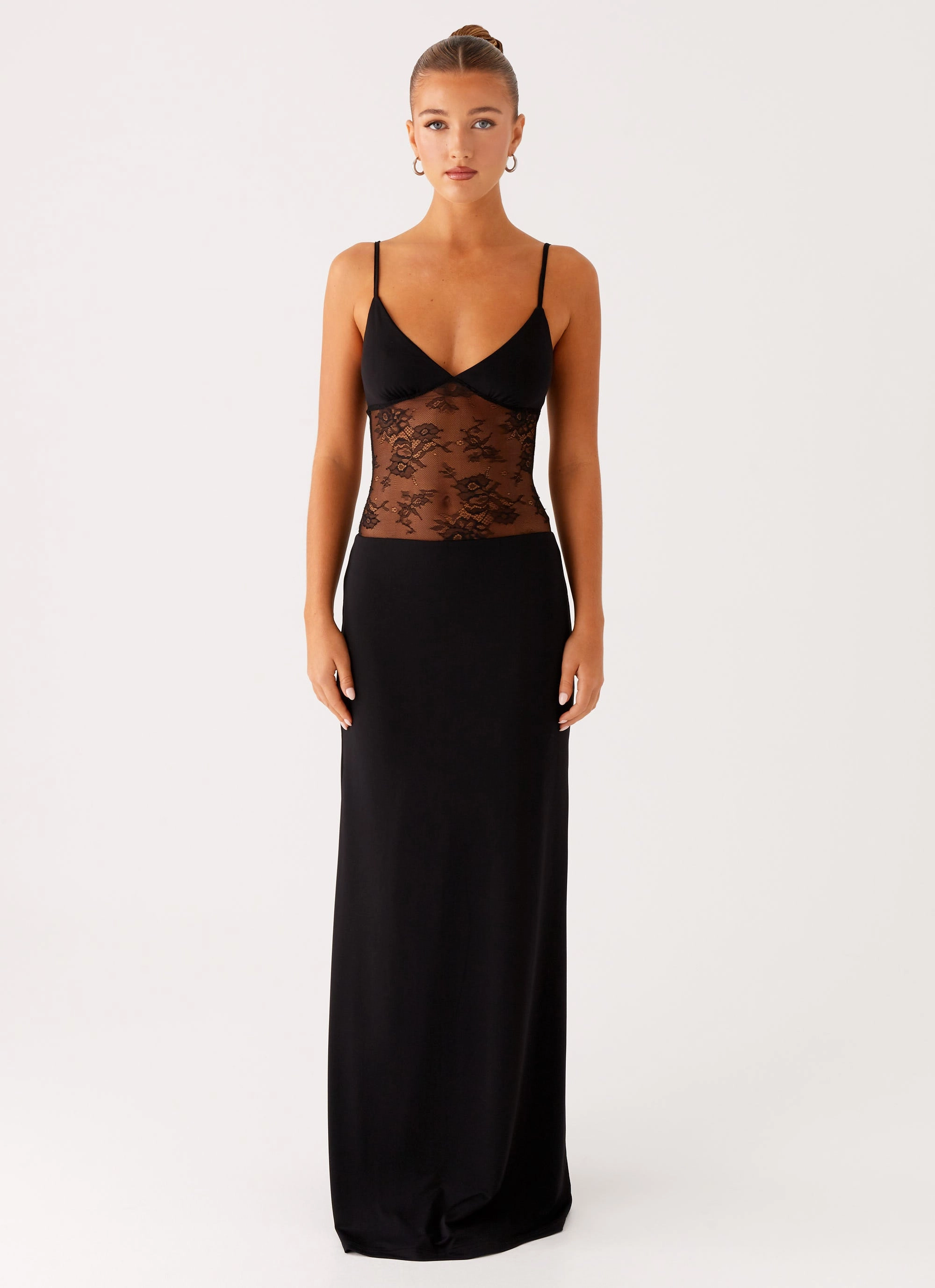 Envy Maxi Dress - Black Flattering Layer
