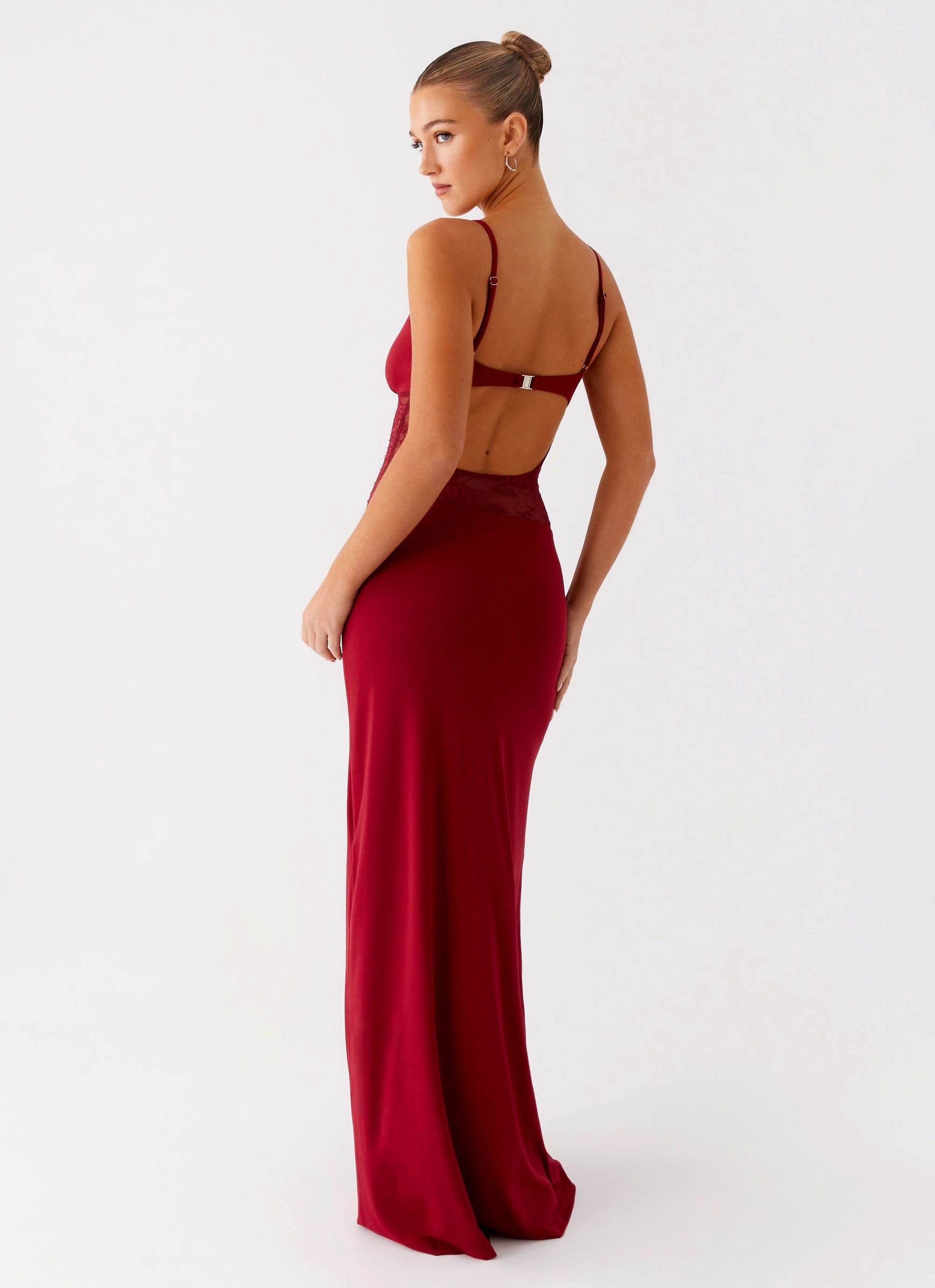 Classic Motion Envy Maxi Dress - Maroon