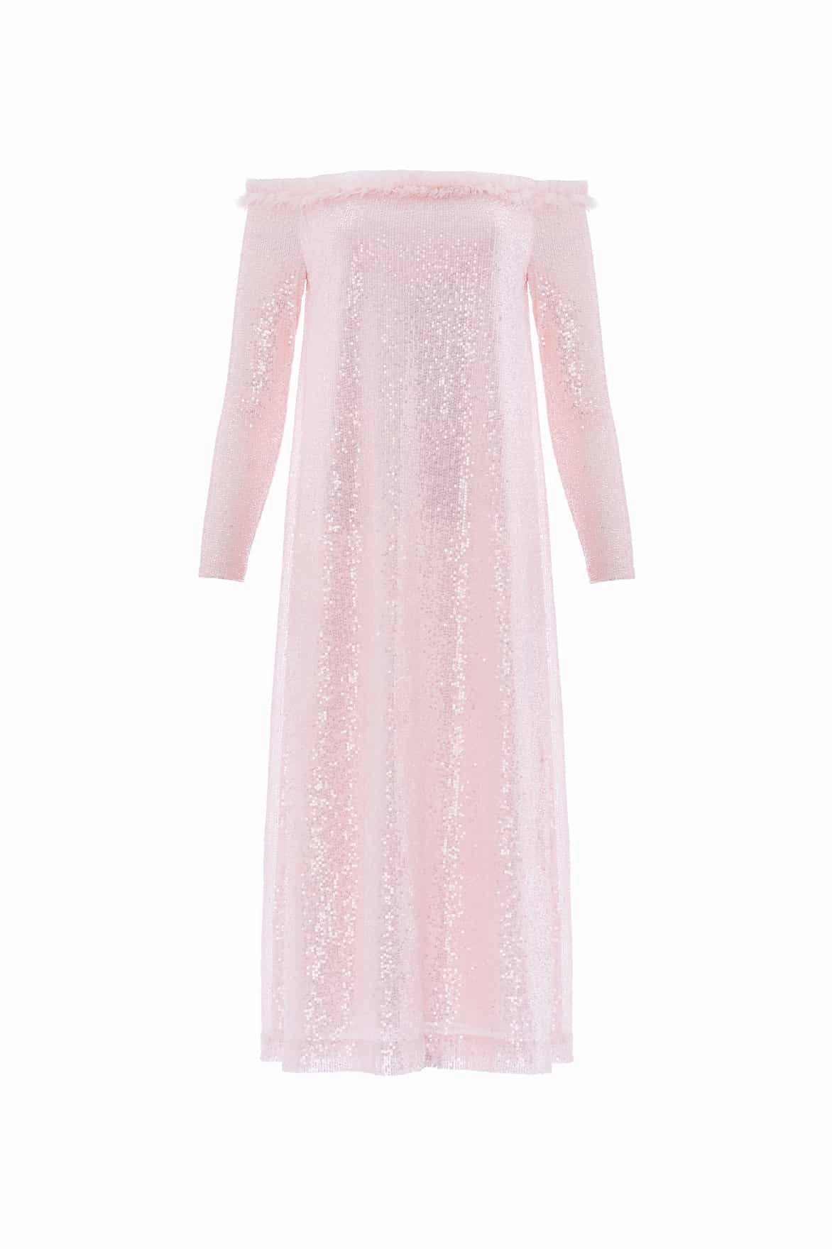 Petite-Size Esme Off-Shoulder Ballerina Dress