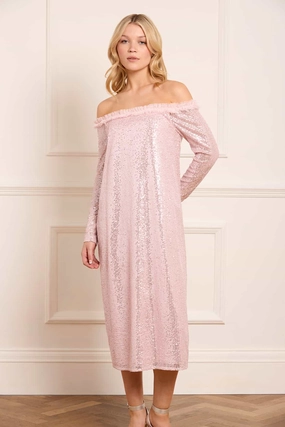 Esme Off-Shoulder Ballerina Dress Trendy Vibes