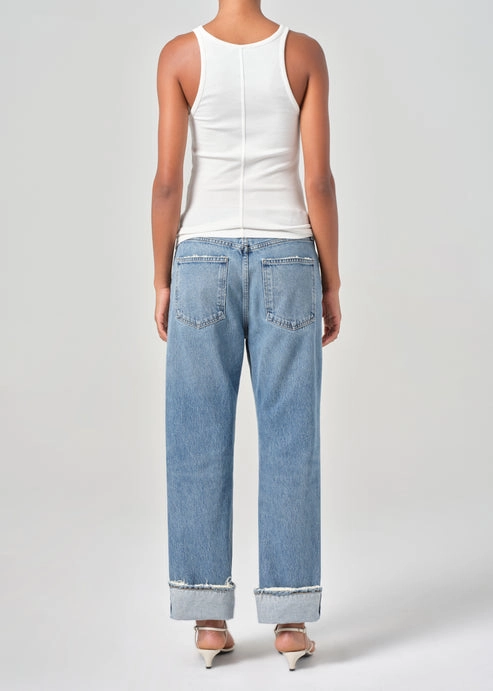 Fran Low Slung Straight in Reign Cool Fit Date Night Sustainable