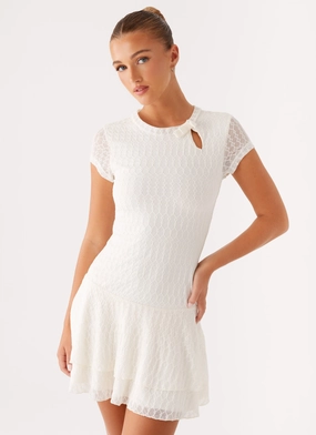 Life Soft Esty Mini Dress - Ivory