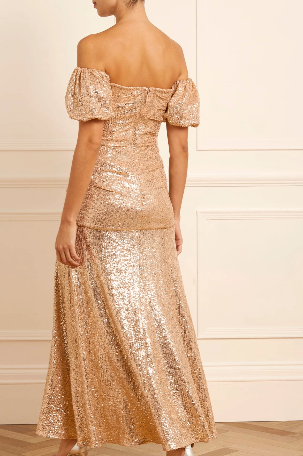 Sunbeam Valentina Off-Shoulder Gown Elegant holiday wear Pure Motion