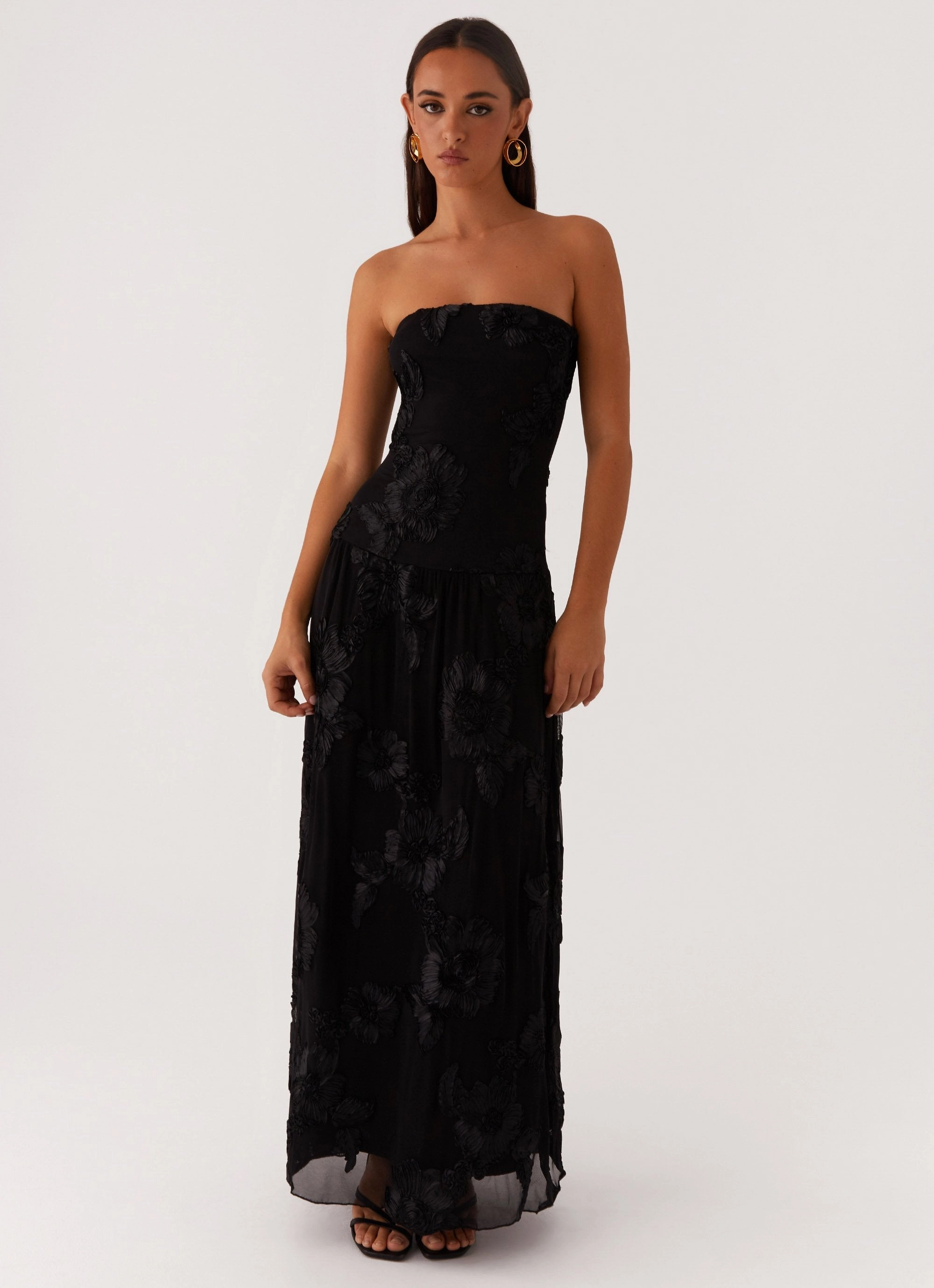Artistic Edge After Light Maxi Dress - Black