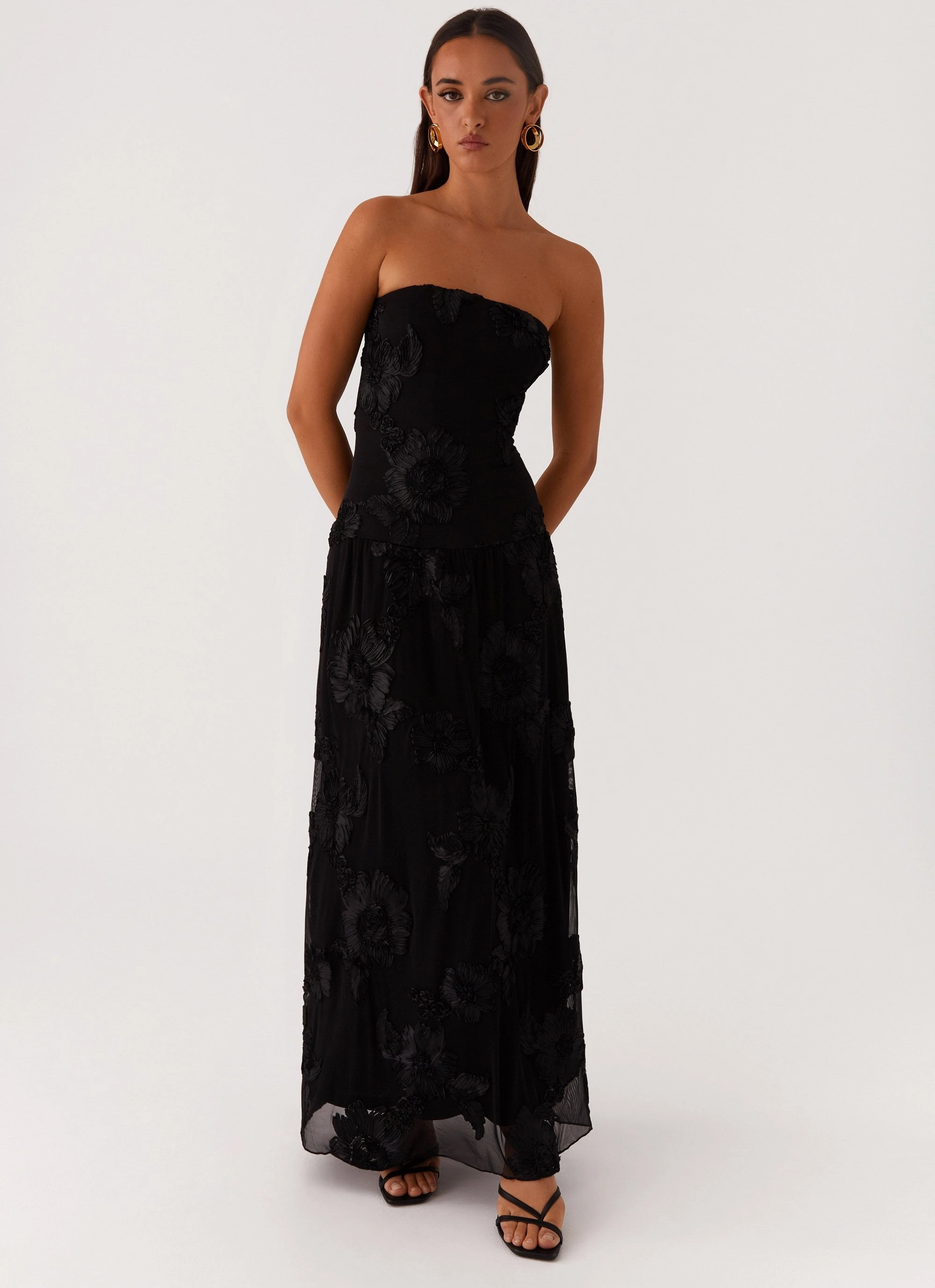 After Light Maxi Dress - Black Skin Touch Perfect Wearable