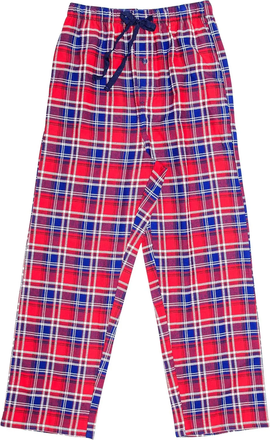 EVERDREAM Sleepwear Mens Flannel Pajama Pants, Long 100% Cotton Pj Bottoms