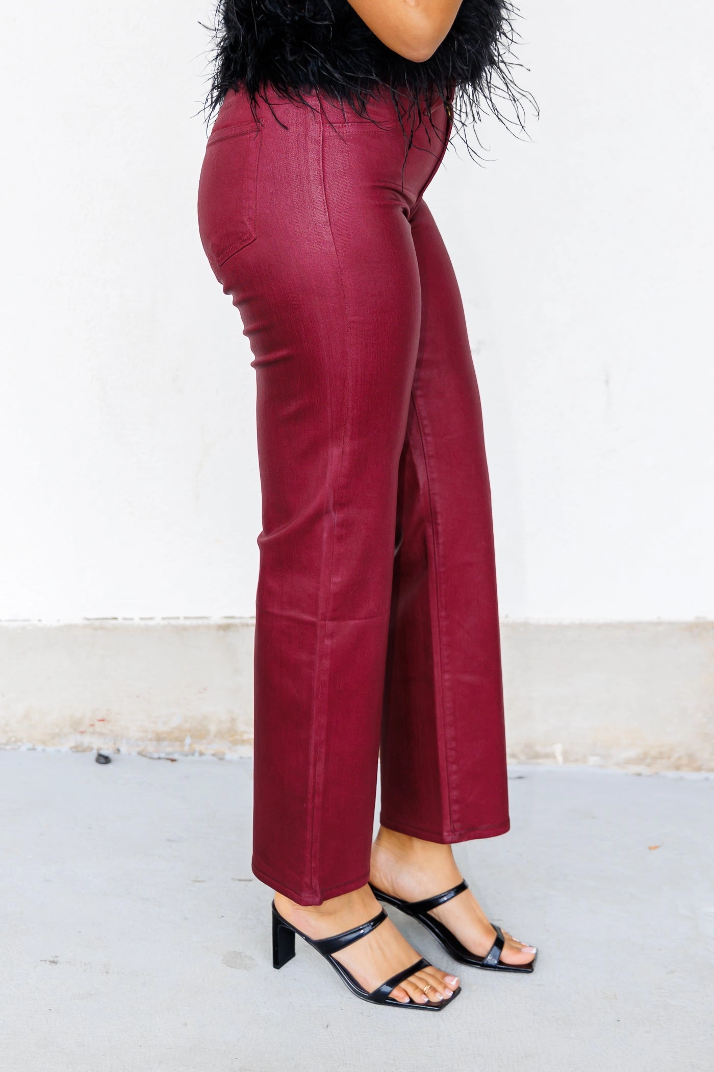 Shopping Day Outdoor Enthusiast EVIE COATED JEANS