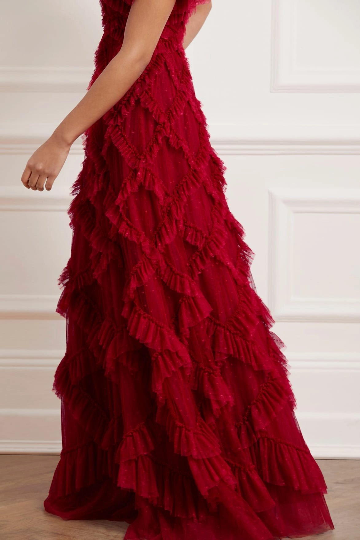 Perfect For Work Genevieve Ruffle Gown