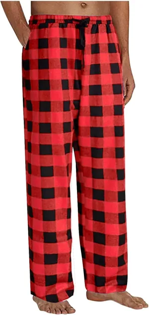 Family Christmas Pajamas Pants Pajama Pants with Drawstring and Pockets Mens Christmas Pajamas Men Pajama Set Pajama